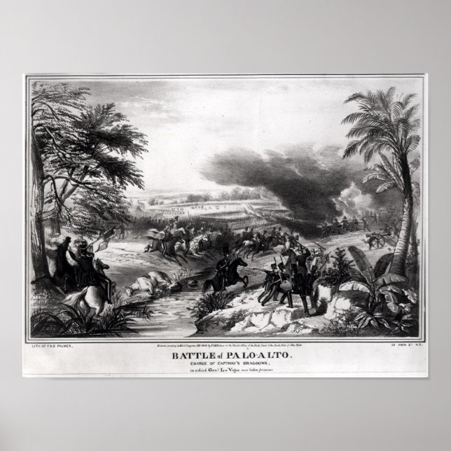 Póster Batalha de Palo Alto (Frente)