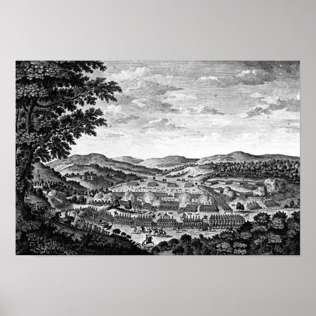 Poster Batalha de Reichenburg, 21 de abril de 1757 (Frente)