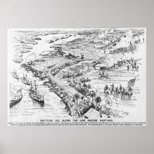 Póster Batalha de Santiago