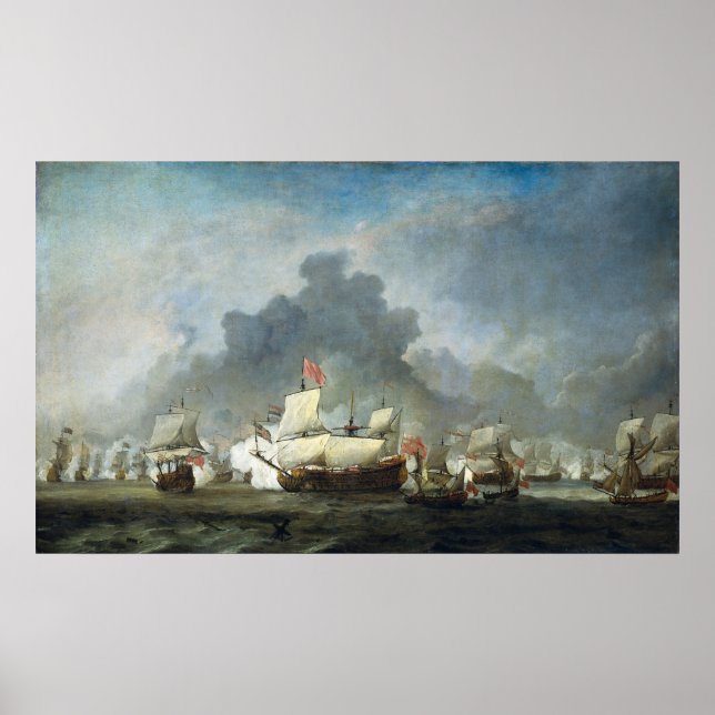 Poster Batalha de Solebay (Frente)