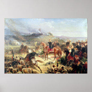 Poster Batalha de Solferino, o 24 de junho de 1859