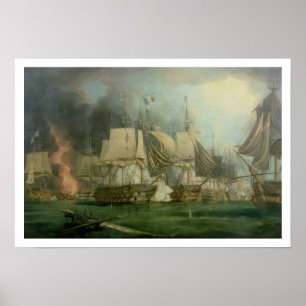 Póster Batalha de Trafalgar, 1805