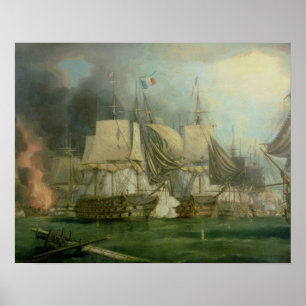 Poster Batalha de Trafalgar, 1805