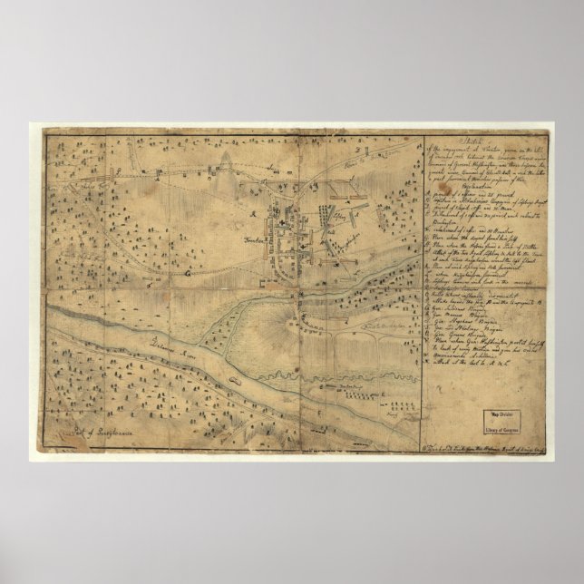 Póster Batalha de Trenton (Frente)