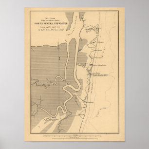 Poster Batalha do forte Sumter - guerra civil 4