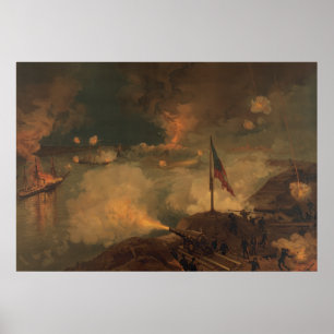 Póster Batalha do porto Hudson