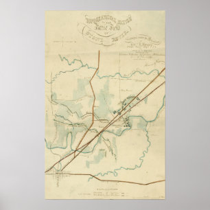 Póster Batalha do rio das pedras - guerra civil