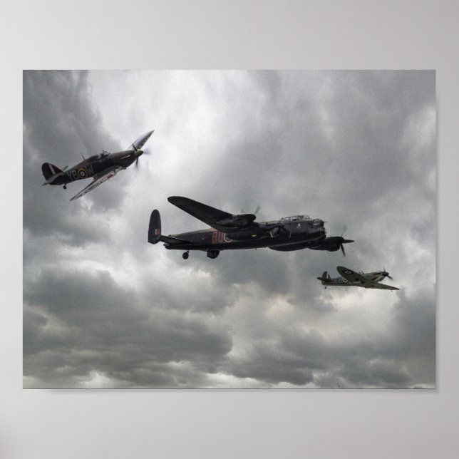 Póster Batalha do Voo Memorial da Grã-Bretanha (Frente)