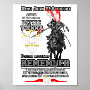 Poster Batalha dos Hussars Poloneses de Viena
