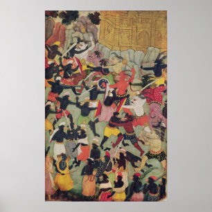 Póster Batalha entre os exércitos de Rama e Ravana