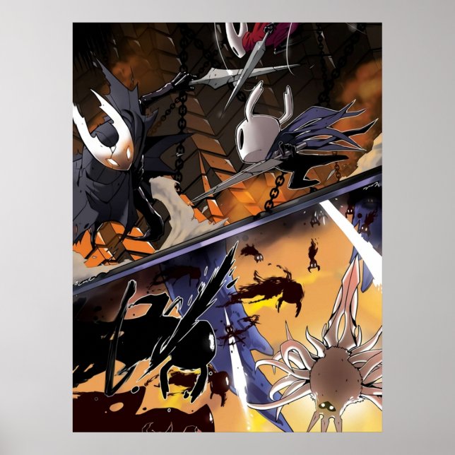 Poster batalha final de cavaleiro vazio - (Frente)