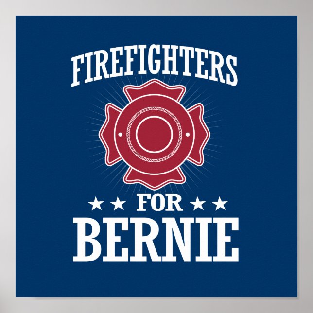 PÓSTER BATALHEIROS PARA BERNIE SANDERS (Frente)