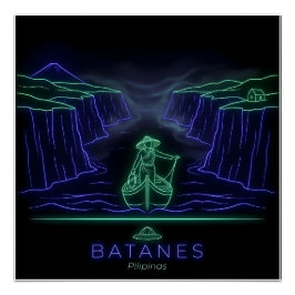 Póster Batanes Ivatan Woman- Vakul Hat- Philippines