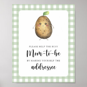 Poster Batata - Ajude a Mãe Atarefada que Está Prestes a