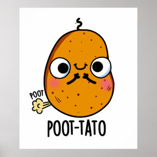 Poster Batata-Batata Engraçada Fazendo Pota-Batata