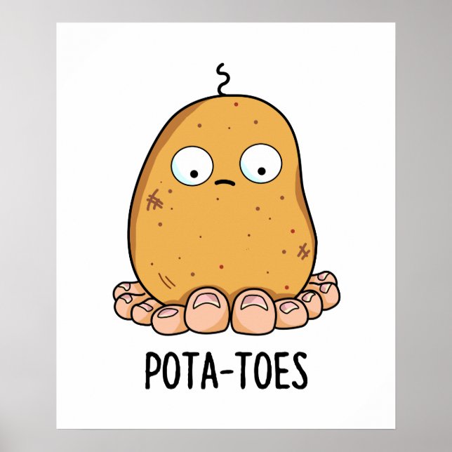 Poster Batata-Da-Pota Cuta Com Pó De Dedos (Frente)