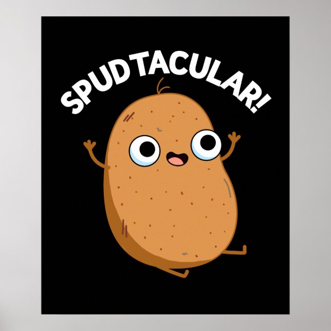Poster Batata Engraçada Engraçada Espudtacular Torta Escu (Frente)