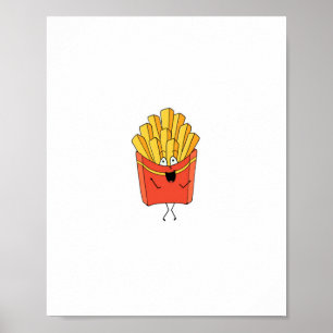 Poster Batata frita temática