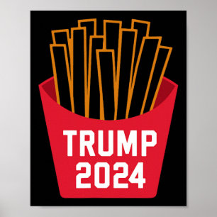 Poster Batata Frita Trump 2025 Trump 2025 Batata Trump 