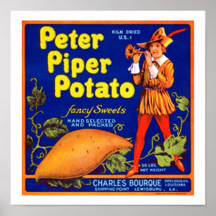 Póster Batata Pied do gaiteiro