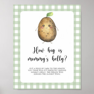 Poster Batata - quão grande é a barriga da mamãe jogo