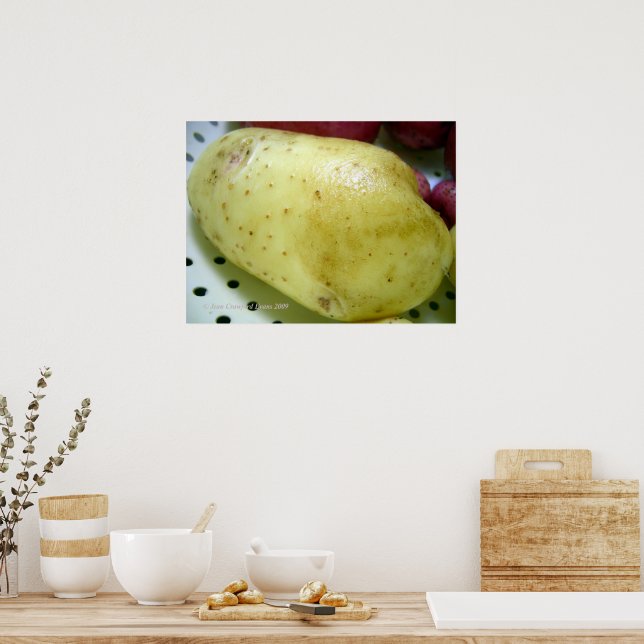 Poster batata Yukon Gold (Cozinha)