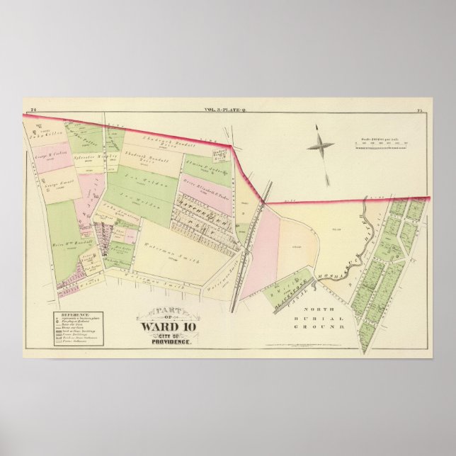 Poster Batcheller Ground do Canal Norte do Blackstone (Frente)