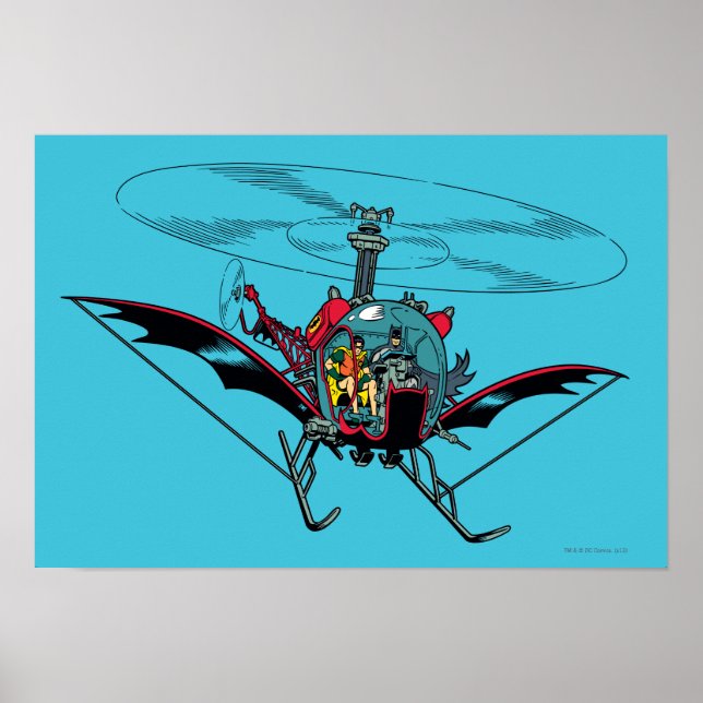 Póster Batcopter (Frente)