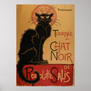 Poster Bate-papo do Le Noir - Steinlen