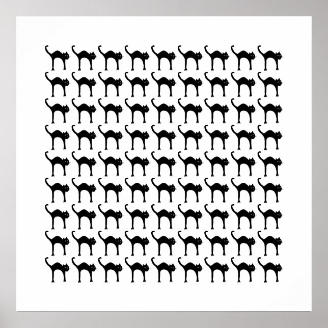 Póster bate-papo do motivo noir (Frente)