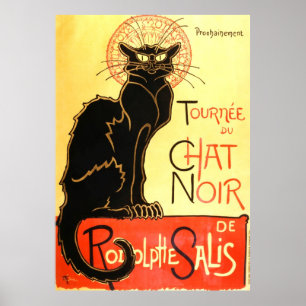 Póster Bate-papo noir, quadro de avisos original do Le