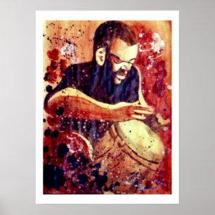 Póster Batendo para fora BrownBlues