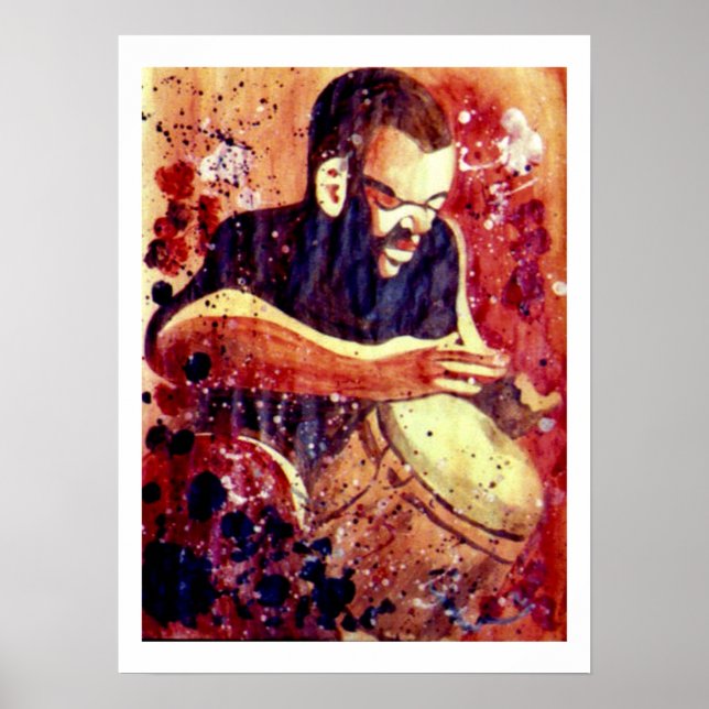 Póster Bater em BrownBlues (Frente)