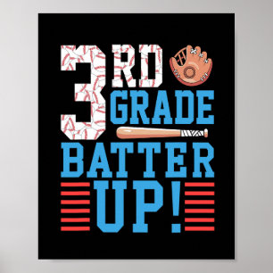 Poster Bateria Baseada No 3º Ano De Volta À Escola