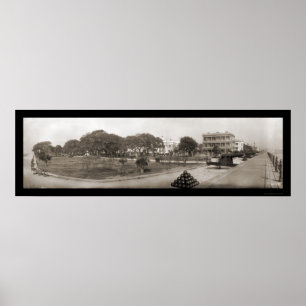 Poster Bateria de Charleston Carolina do Sul Foto 1909