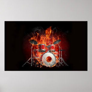 PÓSTER BATERIA DE CRÂNIO DE ALTA DEFINIÇÃO