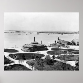 Poster Bateria e Antigo Jardim do Castelo