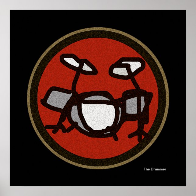 Póster baterista (Frente)