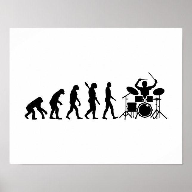 Poster Baterista de Evolução (Frente)