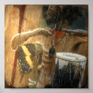 Póster Baterista diferente