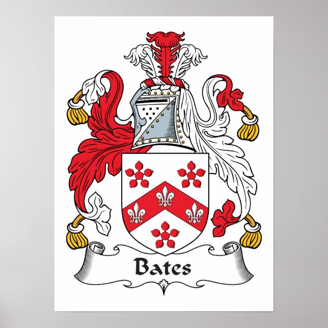 Póster Bates Family Crest (Frente)