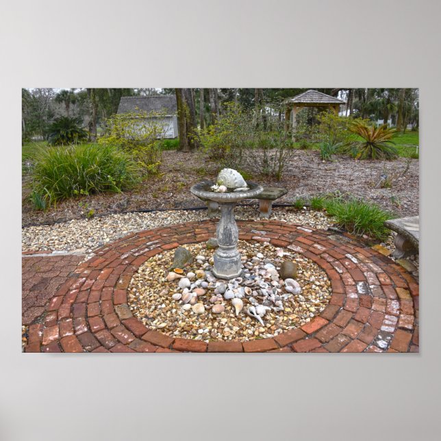 Poster Bath Bird, na Orman House, Apalachicola, Florid (Frente)
