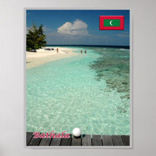 Poster Bathala - Maldivas - Panorama -