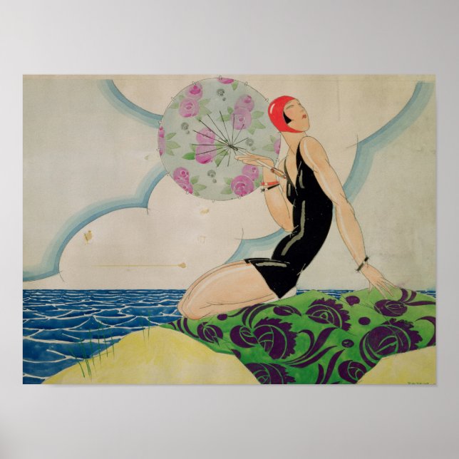 Póster Bather, c.1925 (Frente)