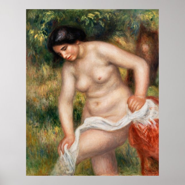 Poster Bather Drying Herself (Baigneuse sessuyant) (1901- (Frente)
