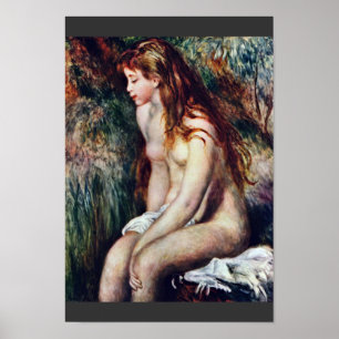 Poster Bather novo por Pierre-Auguste Renoir