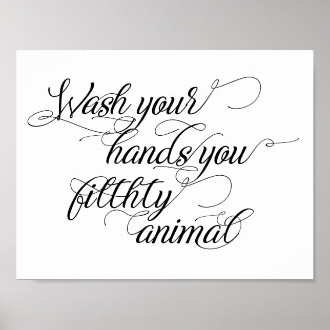 Póster Bathroom Humor Art (Frente)