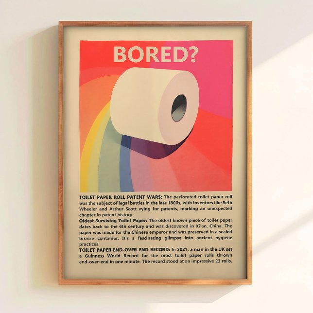 Poster Bathroom Wall Art Retro Toilet Art Funny Toilet Ar (Criador carregado)