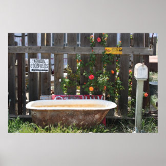 Poster Bathtub Abandonada