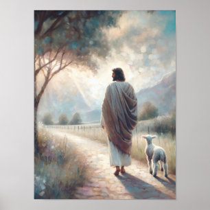 Poster Batismo de Cristo, Arte Cristã, Batismo de Jesus C